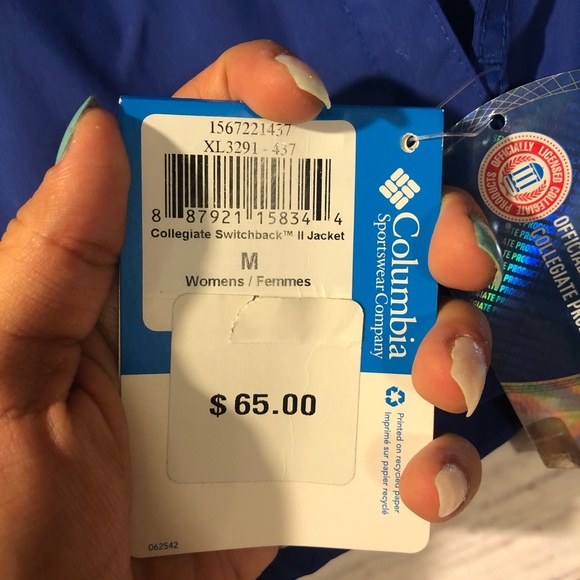 NWT Colombia KU Windbreaker - Picture 5 of 5